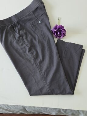Duluth Trading Co Flex Twill Slim Leg Pants – Charcoal Gray – Women’s L